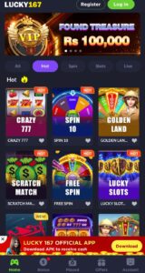  Lucky 167 Game